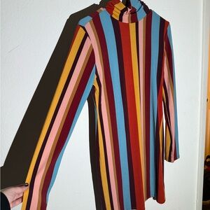 Forever 21 Multicolor Striped Dress